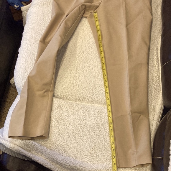Calvin Klein - Tan , ankle length slacks. - Picture 5 of 9